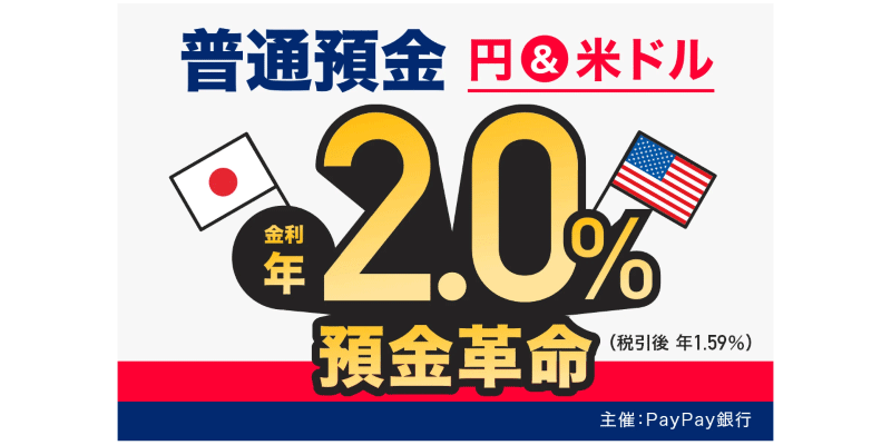 PayPay銀行の定常プログラム「預金革命」サムネ