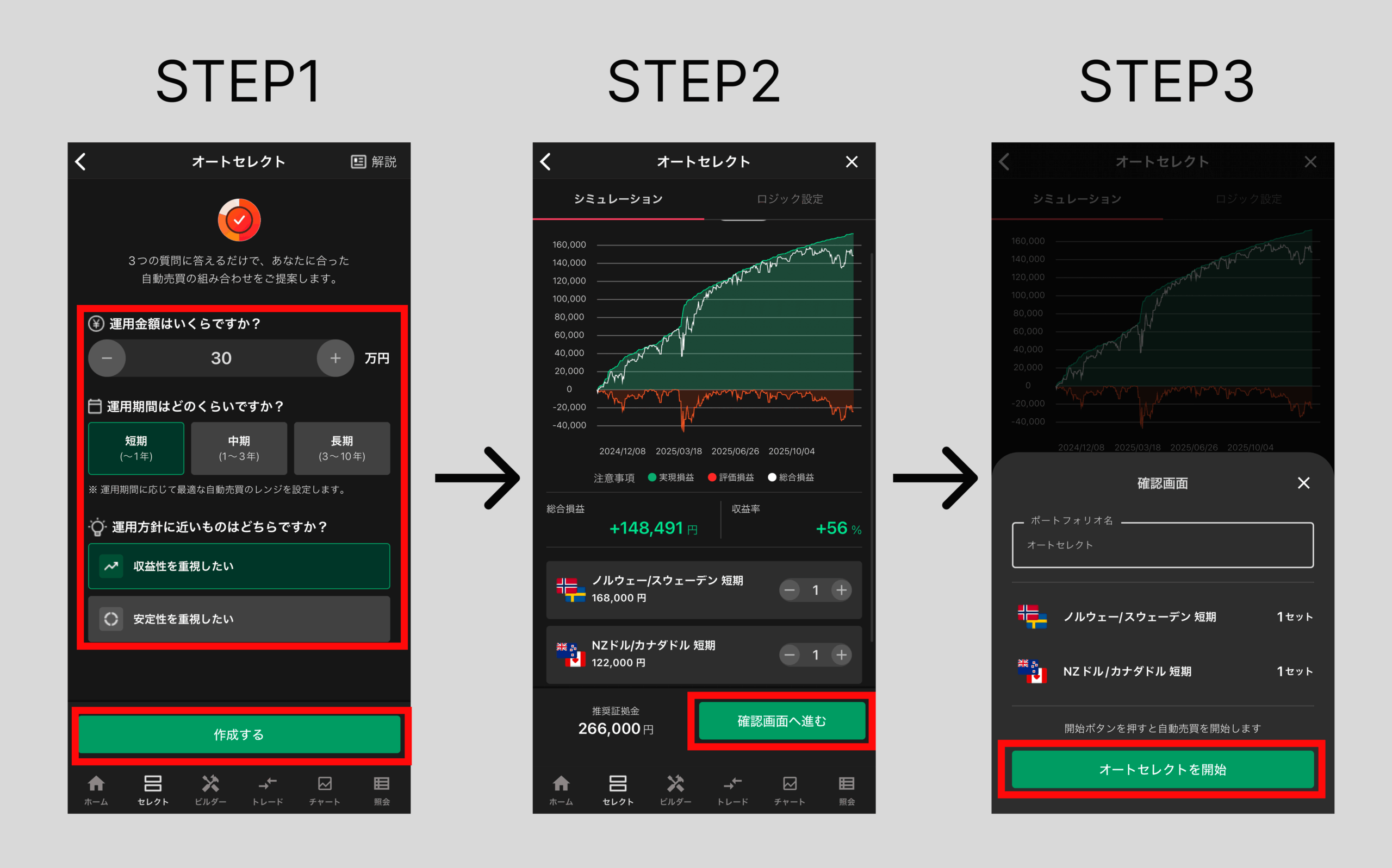 トライオートFX自動売買提案バナー