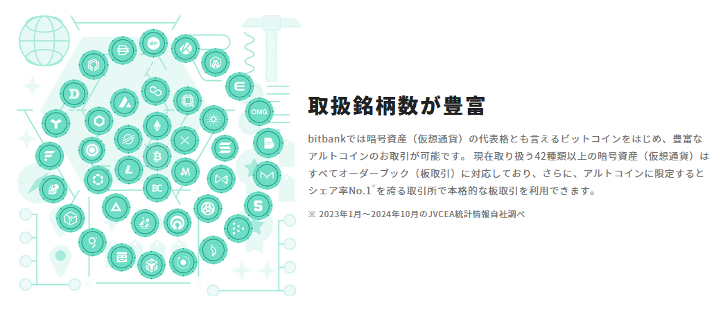 bitbank取り扱い銘柄