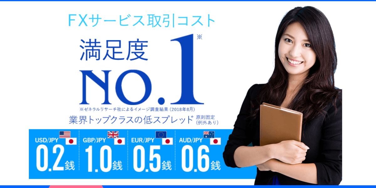 FXブロードネット：取引コスト満足度No1