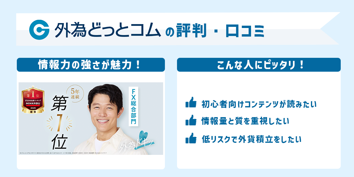 外為どっとコム (外貨ネクストネオ) の評判・口コミ＆おすすめ評価ポイント