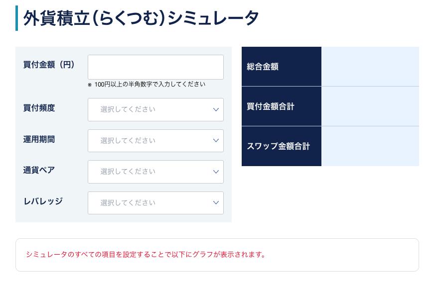 らくつむのシミュレーション画面