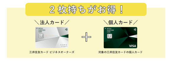 三井住友カード ビジネスオーナーズの2枚持ち特典